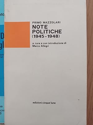 Note politiche (1945 - 1948)