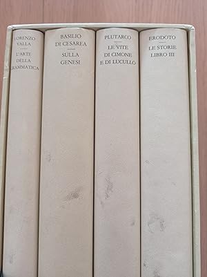 L'arte della grammaticaSula genesiLe vite i Cimone e di LuculloLe storie Libro III La Persia(cofa...
