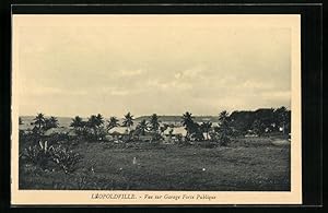 Ansichtskarte Léopoldville, Vue sur Garage Force Publique