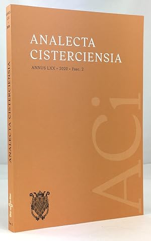 Bild des Verkufers fr Analecta Cisterciensia. Annus LXX. 2020, Fasc. 2. zum Verkauf von Antiquariat Heiner Henke