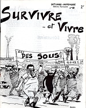 SURVIVRE ET VIVRE. No. 10 Octobre-novembre 1971