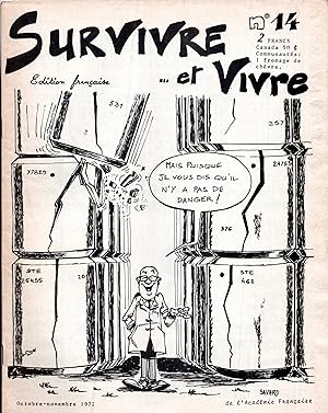 SURVIVRE ET VIVRE. No.14. Octobre-novembre 1972