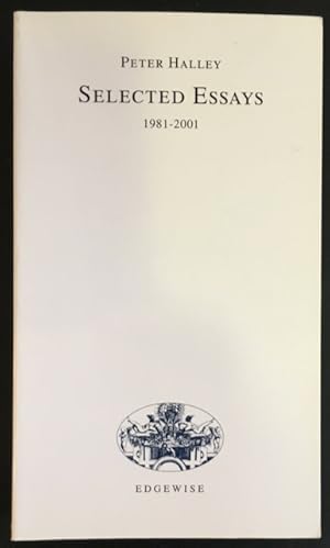 Bild des Verkufers fr Selected Essays 1981-2001. zum Verkauf von Antiquariat Im Seefeld / Ernst Jetzer