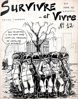 SURVIVRE ET VIVRE. No. 12 juin 1972