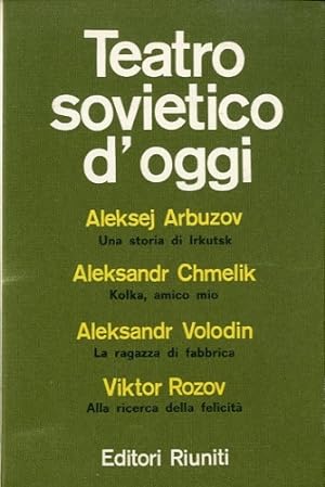 Seller image for Teatro sovietico d'oggi. for sale by LIBET - Libreria del Riacquisto