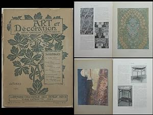 ART ET DECORATION - OCTOBRE 1901 - DE FEURE, GEORGE MINNE, ABEL TRUCHET