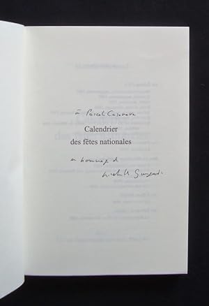 Bild des Verkufers fr Calendrier des ftes nationales - Anne folle II - zum Verkauf von Le Livre  Venir