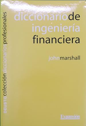Imagen del vendedor de Diccionario de ingeniera financiera a la venta por Librera Alonso Quijano