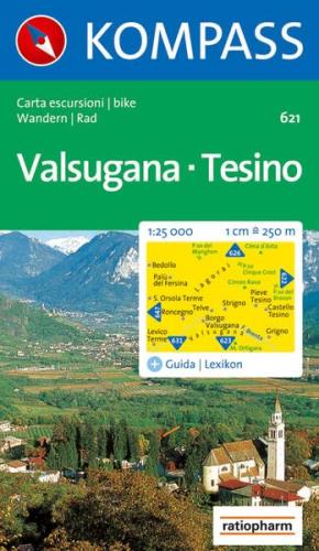 Bild des Verkufers fr 621: Valsugana - Tesino 1:25, 000 zum Verkauf von WeBuyBooks