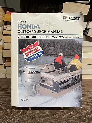 Clymer Honda Outboard Shop/Repair Manual, BF2-130 HP 4-Stroke, 1976-05 B757-2