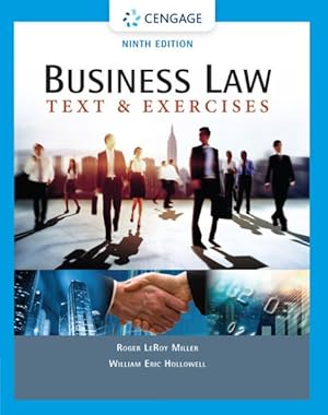 Immagine del venditore per Business Law : Text & Exercises venduto da GreatBookPrices