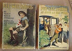 Pee-Wee Harris (1922) & Pee-Wee Harris As Good as His word (1925), First Editions w/ Dust Jackets