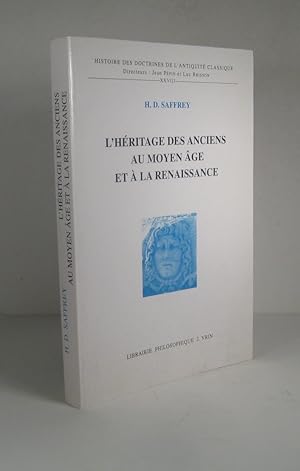 Seller image for L'hritage des Anciens au Moyen ge et  la Renaissance for sale by Librairie Bonheur d'occasion (LILA / ILAB)