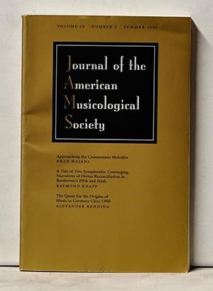 Seller image for Journal of the American Musicological Society, Volume 53, Number 2 (Summer 2000) for sale by Cat's Cradle Books