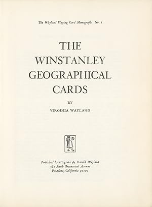 Seller image for THE WINSTANLEY GEOGRAPHICAL CARDS for sale by Andrew Cahan: Bookseller, Ltd., ABAA