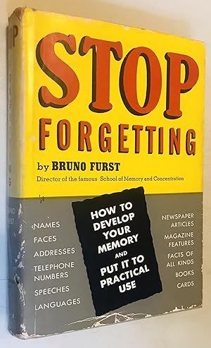 Seller image for Stop Forgetting for sale by Once Upon A Time