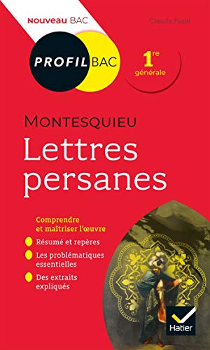 Imagen del vendedor de Lettres Persanes, Montesquieu. Bac 1re Gnrale: analyse littraire de l'oeuvre a la venta por WeBuyBooks