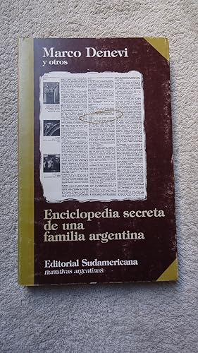 Seller image for ENCICLOPEDIA SECRETA DE UNA FAMILIA ARGENTINA for sale by Ernesto Julin Friedenthal