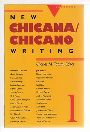 Bild des Verkufers fr NEW CHICANA/ CHICANO WRITING. zum Verkauf von Bookfever, IOBA  (Volk & Iiams)