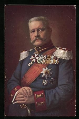 Bild des Verkufers fr Ansichtskarte Generalfeldmarschall Paul von Hindenburg zum Verkauf von Bartko-Reher