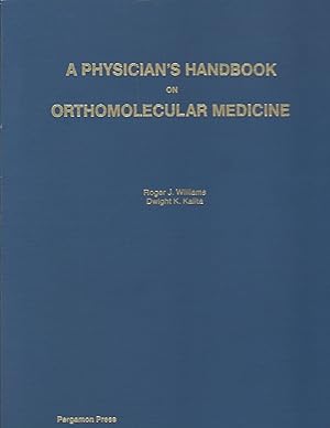 Immagine del venditore per A Physician's Handbook on Orthomolecular Medicine venduto da Eve's Book Garden