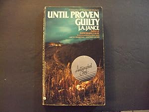 Seller image for Until Proven Guilty pb 1st Avon Print SIGNED 7/85 for sale by Joseph M Zunno