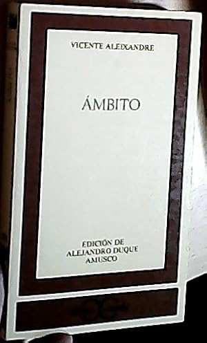 Imagen del vendedor de Ambito a la venta por Librera La Candela