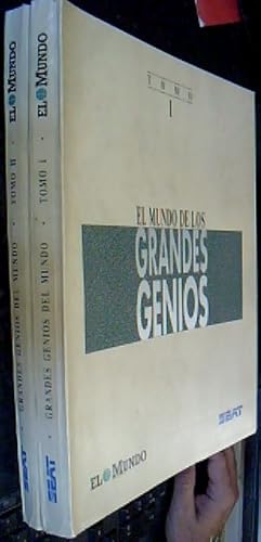 Seller image for El mundo de los grandes genios. Velzquez, Van Gogh, renoir, goya, Leonardo da Vinci, Picasso, Matisse, Dali, rubens, Gauguin, Zurbarn, Kandinsky, toulouse Lautrec, Miro, Rembrandt, Chagall, el Greco, Monet, Miguel Angel, Modigliani, Rafael, Cezanne, botticelli y Degas. 2 tomos for sale by Librera La Candela