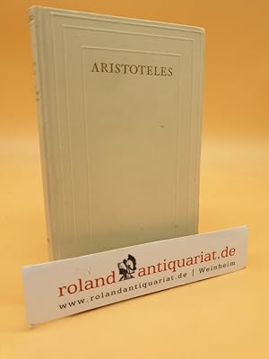 Bild des Verkufers fr Einfhrungsschriften / Aristoteles. Eingel. u. neu bertr. von Olof Gigon / Aristoteles: Werke ; Bd. 1 Die Bibliothek der alten Welt : Griechische Reihe zum Verkauf von Roland Antiquariat UG haftungsbeschrnkt