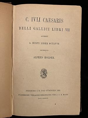 Bild des Verkufers fr Belli Gallici Libri VII zum Verkauf von Clio and Erato Books