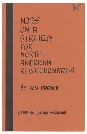 Notes on a Strategy for North American Revolutionaries