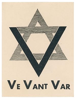 Ve Vant Var [We Want War] - Propaganda sticker