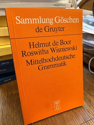 Bild des Verkufers fr Mittelhochdeutsche Grammatik. (= Sammlung Gschen 2209). zum Verkauf von Altstadt-Antiquariat Nowicki-Hecht UG