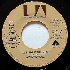 Immagine del venditore per I Don't Like To Sleep Alone / How Can Anything Be Beautiful After You [7" Vinyl 45 rpm Single] venduto da Kayleighbug Books, IOBA