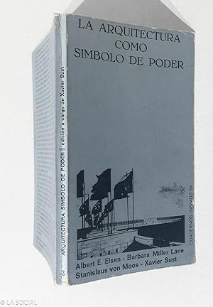 Seller image for La Arquitectura Como Simbolo de Poder for sale by La Social. Galera y Libros