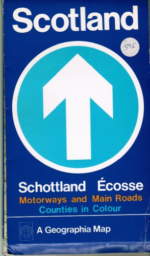 Seller image for Scotland Map: Main Road and Political Map for sale by WeBuyBooks