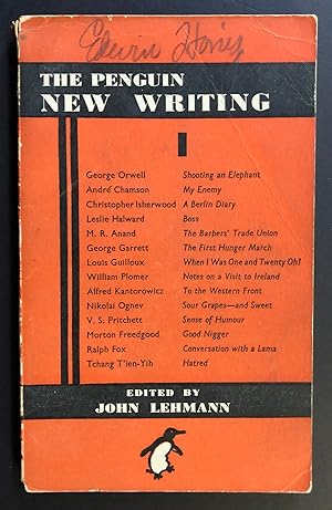 Seller image for The Penguin New Writing 1 (Volume 1; 1940) -- includes Shooting an Elephant by George Orwell for sale by Philip Smith, Bookseller