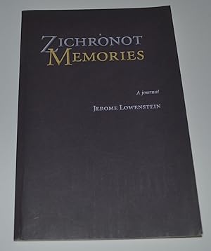 Seller image for Zichronot Memories: A Journal for sale by Bibliomadness