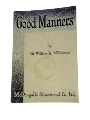 Imagen del vendedor de Good Manners a la venta por World of Rare Books