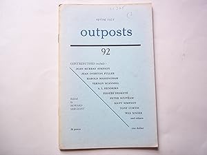 Seller image for Outposts 92. Spring 1972. for sale by Carmarthenshire Rare Books