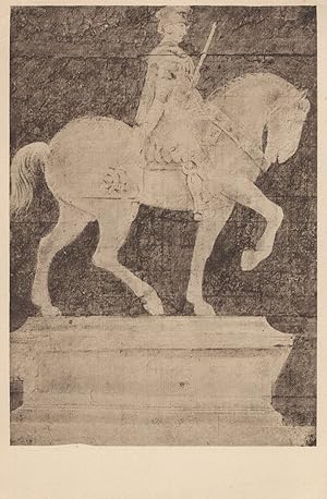 Sir John Hawkswood Study for Fresco Florence Italian Horse Postcard