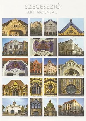 Szecesszio Art Nouveau Architecture French Postcard