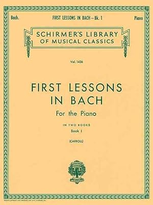 Immagine del venditore per First Lessons in Bach - Book 1: Piano Solo (Paperback) venduto da CitiRetail