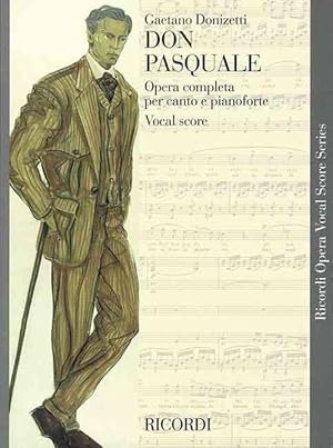 Immagine del venditore per Don Pasquale: Opera Completa Per Canto E Pianoforte: Vocal Score (Paperback) venduto da CitiRetail