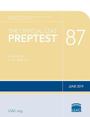 Image du vendeur pour The Official LSAT Preptest 87 (Paperback) mis en vente par CitiRetail