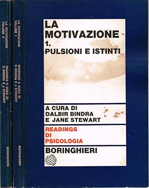 Imagen del vendedor de La motivazione Volume 1: Pulsioni e istinti - Volume 2: Piacere e dolore a la venta por Biblioteca di Babele