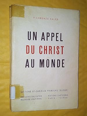 Seller image for Un appel du Christ au monde for sale by Livresse