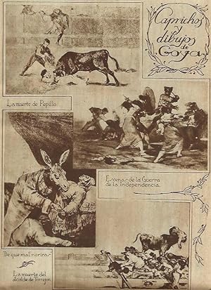 Seller image for LAMINA 31570: Caprichos y dibujos de Goya for sale by EL BOLETIN