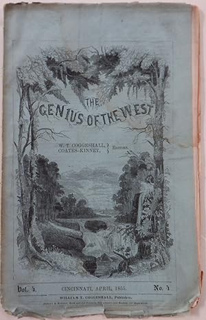 Bild des Verkufers fr The Genius of the West. A Monthly Magazine of Western Literature. April, 1855. Vol. 4. No. 4 zum Verkauf von Mare Booksellers ABAA, IOBA