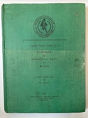 Imagen del vendedor de Handbook of biological data on Burma [Special Report Series No. 3] a la venta por Joseph Burridge Books